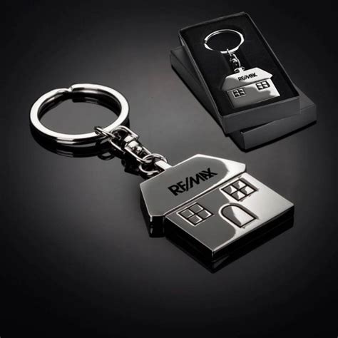 cheap metal house shaped keychains|house keychain with logo.